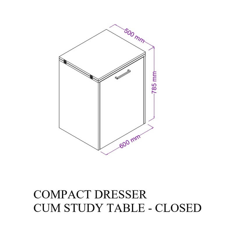 COMPACT STUDY TABLE