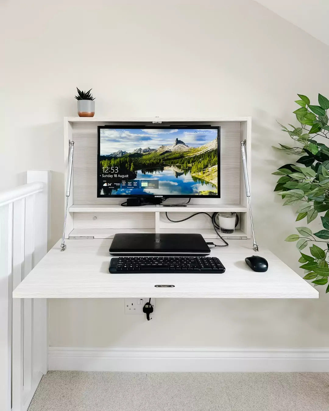 Invisible Wall Table [WFH Wall Table]