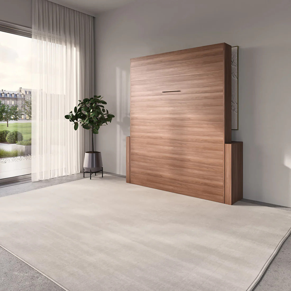 Half Moon - Compact Wall Bed Queen Size